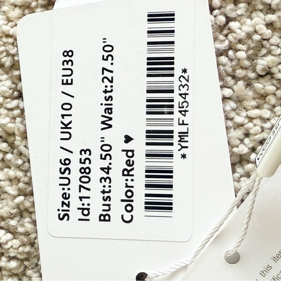 NWT JJs House A-line Halter Chiffon Cocktail Dress With Cascading Ruffles size 6 - Picture 15 of 16